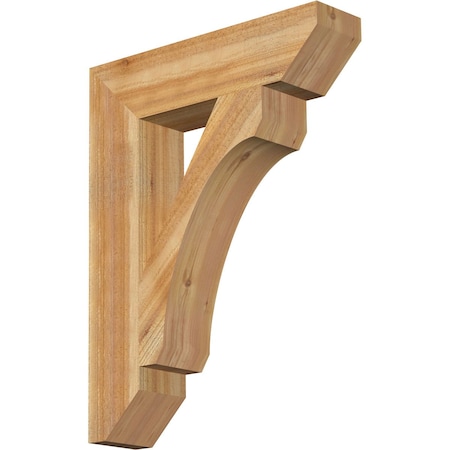 Ekena Millwork Legacy Slat Rough Sawn Bracket, Western Red Cedar, 6"W x 26"D x 34"H BKT06X26X34LEC06RWR